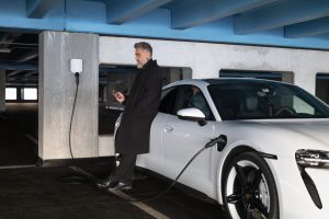 Charger on wall